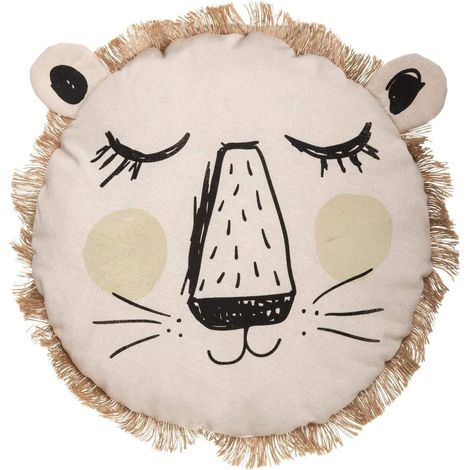 Cuscino leone per bambini d44cm - Atmosphera créateur d'intérieur (1/4)