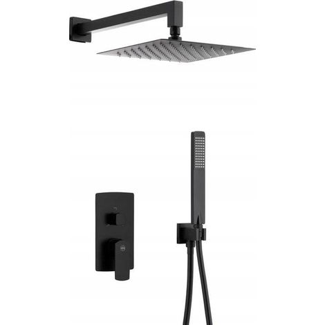 KFA Mokait Black Einbau-Duschset Mattschwarz (1/3)