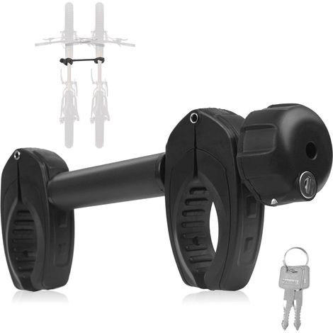 Support de Cadre pour Porte-vélos Longueur 32 cm, Support de Cadre de vélo Court Universel, verrouillable, pour Tube de Support en U : Ø 2,5-3 cm, pour diamètre de Cadre du vélo : Ø 3-6 cm (1/5)
