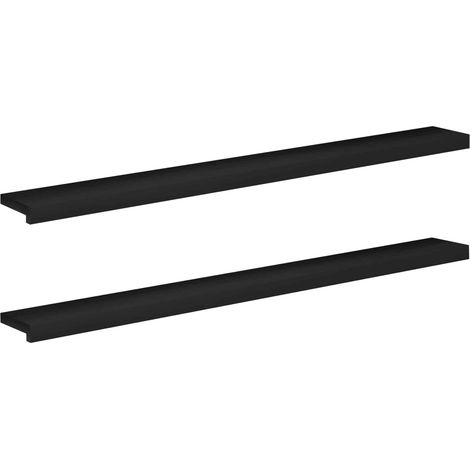 Soglie per finestre 2 pz Nero 160 x 20 x 2 cm vidaXL (1/5)