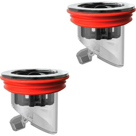 Siphon de sol avec clapet anti-retour pour empêcher la propagation des odeurs dans les salles de bains et les cuisines (3,3 à 4,5 cm). (1/5)