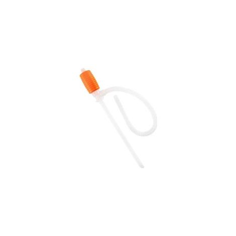 Bomba de sifón manual, manguera de sifón para gasolina o diésel y agua, bomba de transferencia de combustible de gran tamaño, resistente a productos químicos.