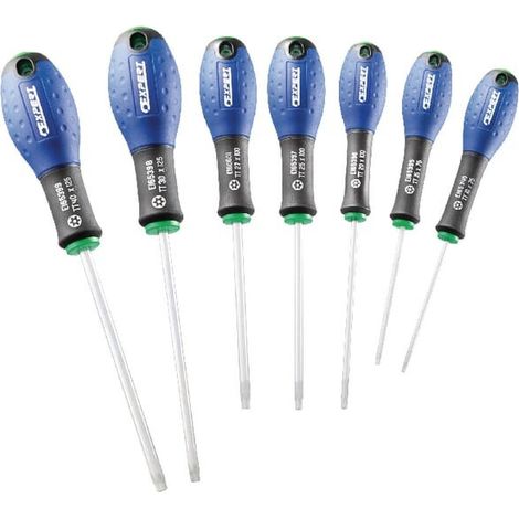 Destornillador Tampertorx Juego de 7