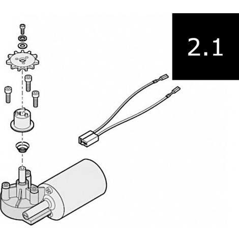 Moteur Seul Pour Motorisation Sprint/Duo 550/650 APERTO SOMMER (1/2)