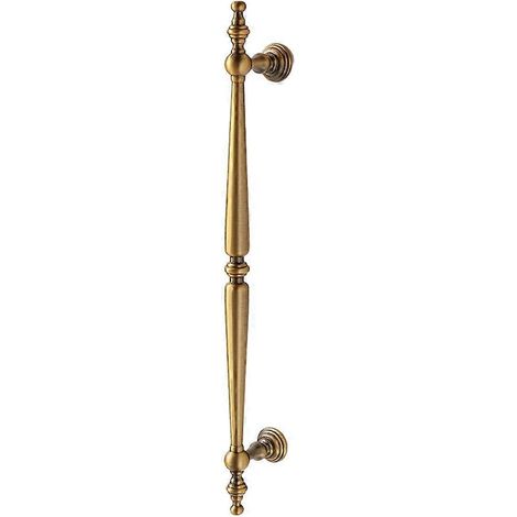 Möbelgriffe aus massivem Messing für Schränke, Kleiderschränke, Kommoden und Schuhschubladen, Vintage-Stil, Bronze, 192 mm Lochabstand (1/5)