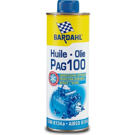 Huile PAG compresseur de clim ISO 100 500ml - Bardahl