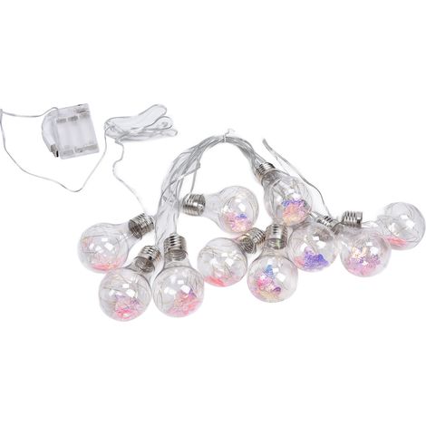 Guirlande lumineuse papillon 100LEDs étanche IP45 fil cuivre pour chambre enfant fête maison (1/5)