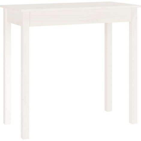 Maison Exclusive - Mesa consola de madera maciza de pino blanco 8 (1/5)