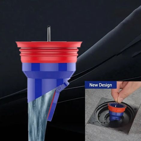 Grand déplacement cuisine salle de bain filtre de vidange d'eau crépine de sol bouchon piège Siphon évier Anti odeur antiparasitaire déodorant