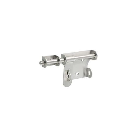 Verrou porte 150 mm inox brossé – Pour intérieur ou extérieur, coulissant, esthétique & durable (1/5)
