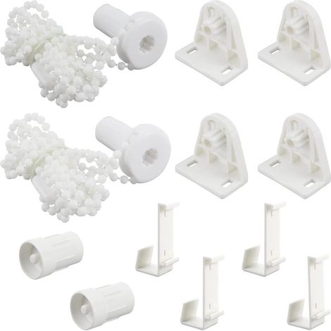 17mm Roller Blind 12-Piece Set, Universal Control Head, Curtain Lifting and Lowering Control Head, Universal Plastic Pull Head, Pull Beads (1/5)