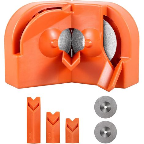 Aiguiseur de foret portable multifonction – Outil de meulage électrique avec 2 roues de meulage, compatible avec les forets en métal HSS, maçonnerie et carbure (5/64 "- 5/8") (1/5)