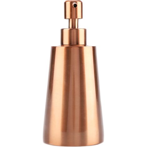 Distributeur de savon en acier inoxydable 304 de 350 ml, flacon de gel hydroalcoolique or rose (1/5)