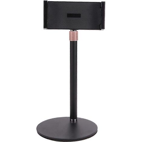 Support de bureau pour tablette verticale jusqu'à 25 cm, noir. (1/5)
