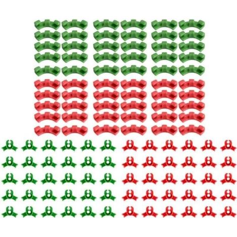 120 pièces clips de formation plantes à faible stress, pour cintrage et entraînement