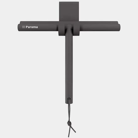 Tergivetro in silicone marrone con anima in acciaio inox e gancio per box doccia Tergi (1/4)