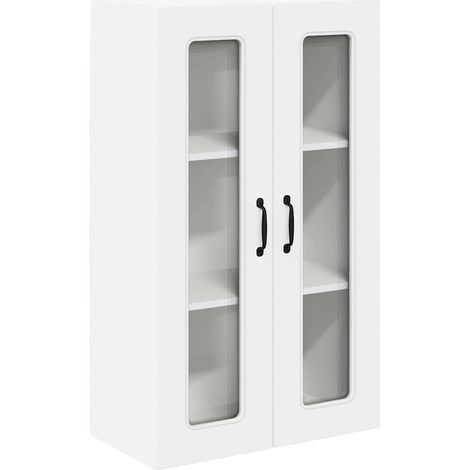 Meuble Haut De Cuisine - Armoire de cuisine avec stockage Blanc 60 x 31 x 100 cm fr31700 (1/5)