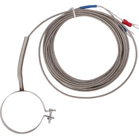 Thermocouple fileté haute sensibilité, sonde de température 0‑400°C, plage de mesure étendue, tailles multiples, câble 3 mètres, contrôleur pour usage industriel (1/5)