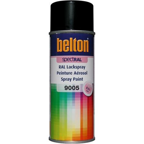 belton SpectRAL Lackspray 400 ml tiefschwarz Sprühlack Buntlack Spraylack