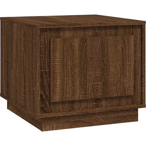 Maison Exclusive - Tavolino da Salotto Rovere Marrone 51x50x44cm Legno Multistrato (1/5)