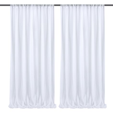 Rideau de fond de mariage, arche de mariage romantique, décoration drapée, accessoires de fête de mariage (1/5)