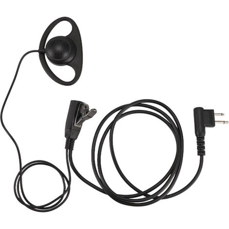 Micrófono PTT avanzado con clip en D para radios GP88S, GP300, GP68, GP2000, GP88, GP3188, CP040, CP1200, A8, A6, A10 y A12. (1/4)