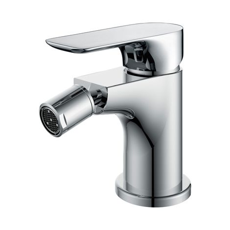 IMEX Mitigeur bidet en laiton et zamak chrome avec cartouche ceramique Ø35 mm flexibles 3-8 inclus finition chromee modele Nassau Imex-BDU014-2 (1/2)