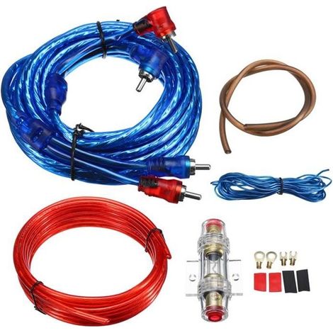 TuseRxln 1500W Auto-Verstärker-Stromkabel-Set