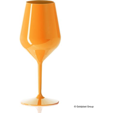 Gold Plast Calice Wine Cocktail 470 Cc Arancione Tritan