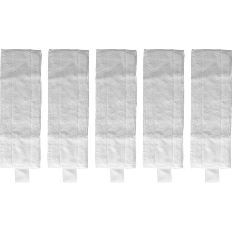5 recharges lavables en microfibre pour serpillière vapeur Karcher SC2 SC3 SC4 SC5 (1/5)