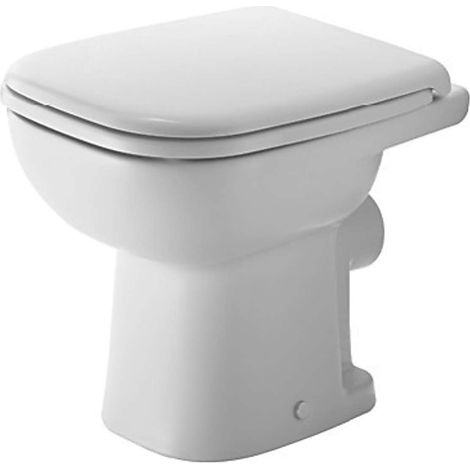 Stand-WC D-Code 480mm Tiefspüler, Abgang waagrecht, weiß (1/2)