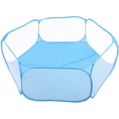 Parc portable transparent pour petits animaux de compagnie, cage-tente pour chiots, chats et lapins, idéal pour l'extérieur (1/5)