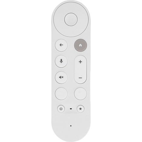Sprachfernbedienung kompatibel mit Google TV Streamer 4K, schnelle Reaktionszeit, Sprachsuche, Ersatzfernbedienung, weiß (1/5)