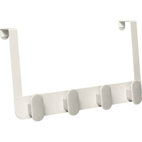 Patère de Porte 4 Crochets "Liny" 35cm Beige