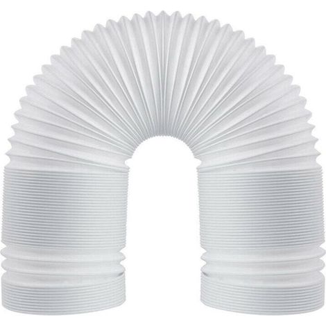 Flexibler PVC Abluftschlauch 150mm universal mit 3m Länge für Klimaanlage, Dunstabzugshaube, Wäschetrockner.
