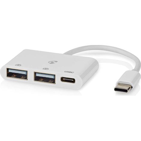 Hub usb 1x usb c 1x usb c 2x usb 20 a female 3 porte alimentazione usb (1/5)