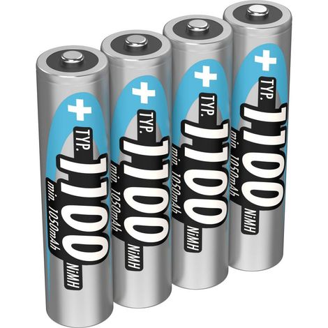 Ansmann HR03 Batteria ricaricabile Ministilo (AAA) NiMH 1050 mAh 1.2 V 4 pz. (1/5)