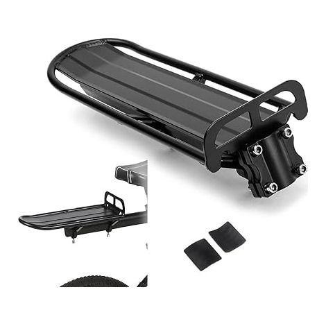 Bicycle Luggage Rack, Mountain Bike Rack, Adjustable Luggage Rack, Folding Bicycle Luggage Rack, Aluminium Alloy Bicycle Luggage Rack, for 24 to 29 inch Bike, Capacity 10 kg (1/5)