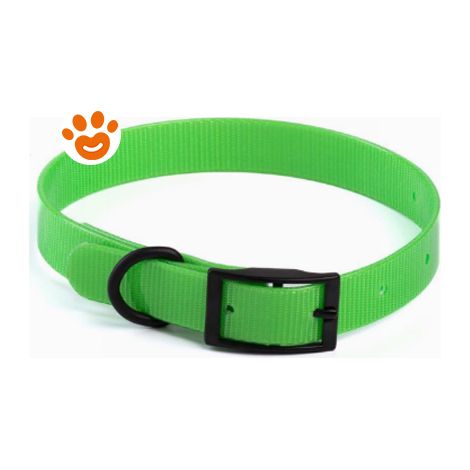 Leopet Collare Riflettente In Biothene  - Leopet Collare Riflettente In Biothene - Verde, 2,5 x 60 cm