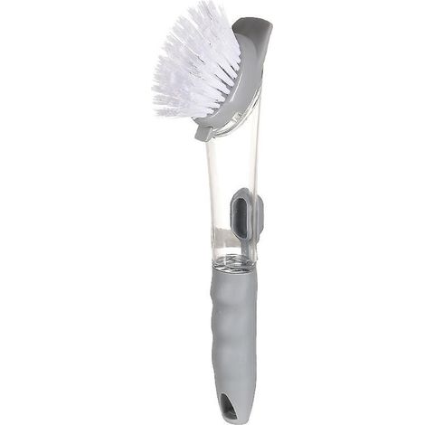 brosse Vaisselle Avec Distributeur De Dtergent Et Ensemble De Support De Rangement, Brosse De Cuisine Pour Le Nettoyage De L'vier De La Casserole (1/5)
