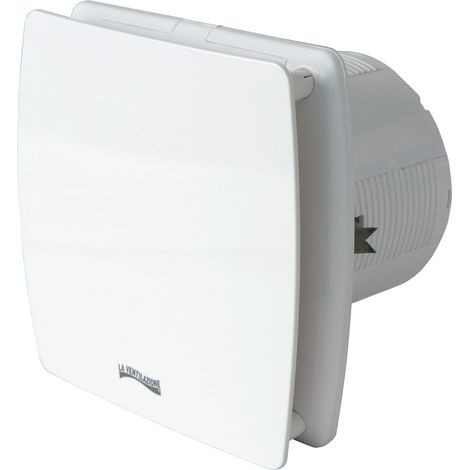 La Ventilazione AA12B Aspiratore Elicoidale Estetico Bianco, per Foro diametro 120 mm / 5" (1/4)