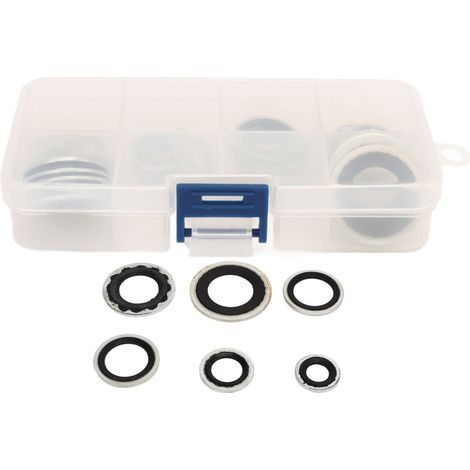 Kit de joints de compresseur de climatisation 30 pièces avec boîte de rangement transparente, universellement portable, léger, adapté aux voitures (1/4)