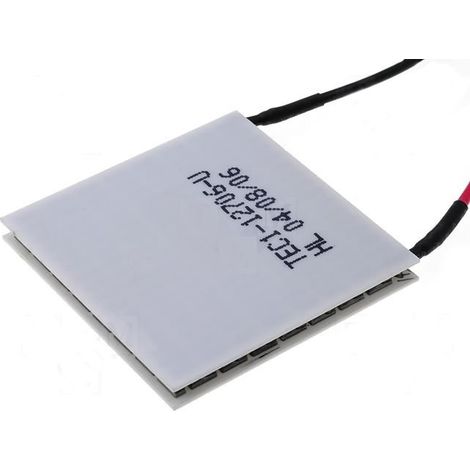 Cella di Peltier 14,9V 6,4Amp 53W Misure 40x40x3,8mm TEC1-12706
