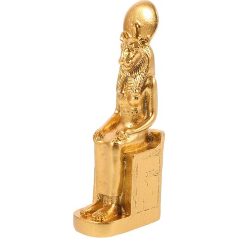 de sphinx gyptien antique en r sine dor e figurine d (1/5)