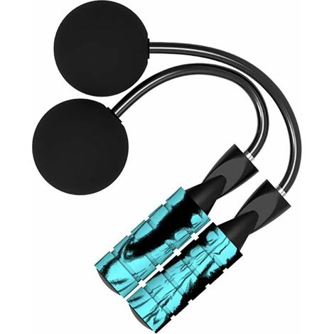 DEESSE SHOP - Corde à sauter de fitness pour adulte, sport, entraînement sans corde pour femmes, hommes et enfants, bleu (1/5)