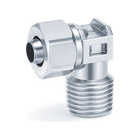 Raccord coudé SMC KFG vers R 1/4 Mâle 10 mm ( Prix pour 1 )