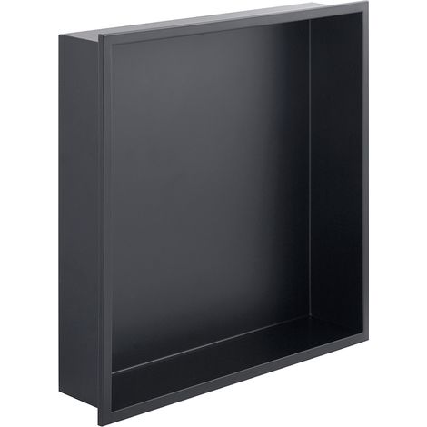 Niche de douche carrée 30x30x7 Eurosanit Noir (1/5)