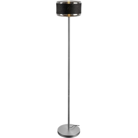 Lampadaire PANTILO ROPE 27 E27 max. 1 x 15 W IP20 gris/argent - SLV - 1010207 (1/3)