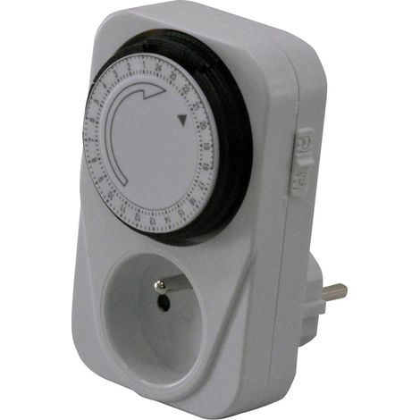 Programmateur journalier manuel 3500W – Cycle 24h – Programmation 15mn – Pour tableau électrique – Approuvé NF – I-Watts