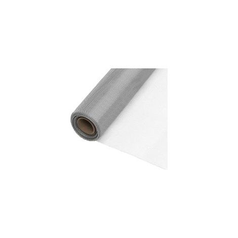 Moskitonetz aus Edelstahl 60 x 1000 cm silber-Crezuo